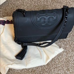 Tory Burch bag black on black